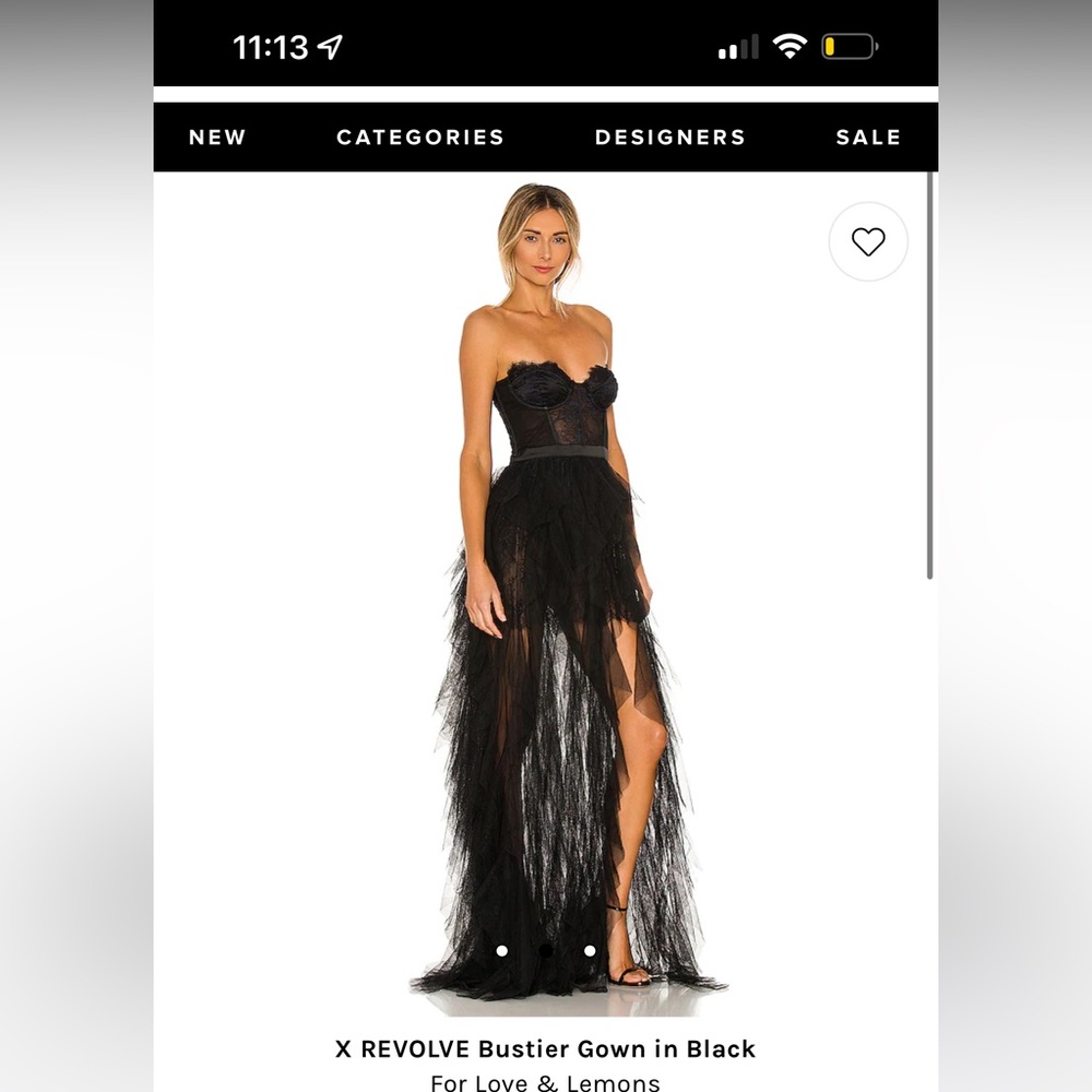 Love for lemons dress worn once for prom